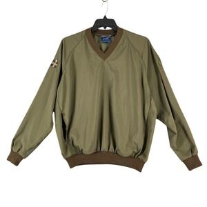 Sandy Run Golf Club Windbreaker Mens L Sunderland Scotland  Pullover Jacket